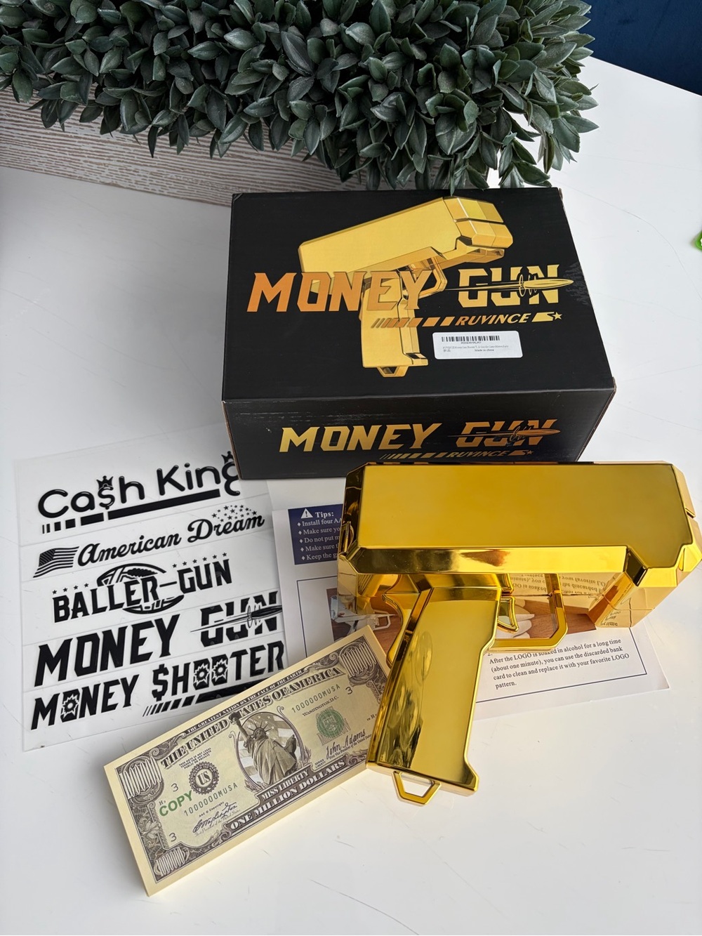 Gold Cash Shooter - new in box